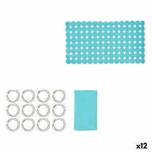 Bath Set Berilo CN-B6032A-BLUE CN-B6032A-BLUE Blue PVC Polyethylene EVA 28 x 42 x 6 cm (12 Units)