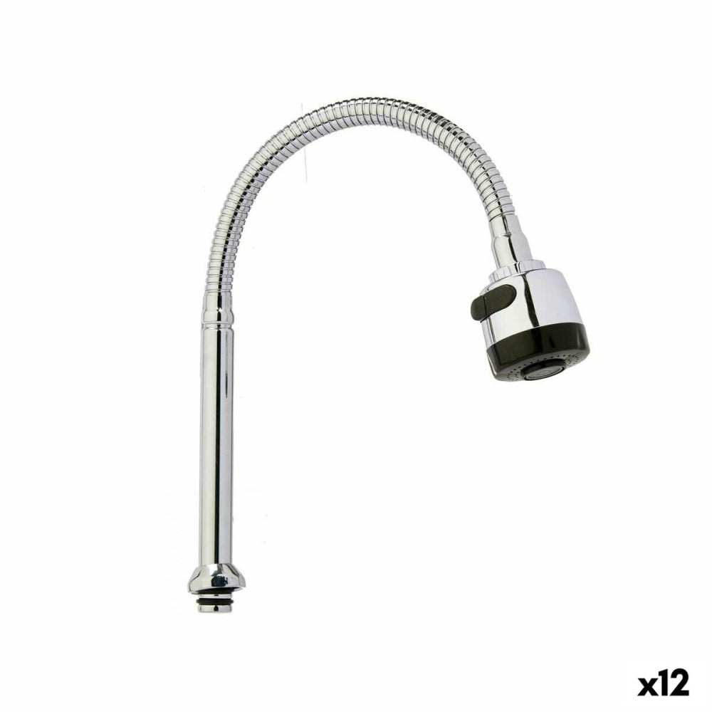 Kitchen Tap Kinvara 179 179 Black Silver Rubber Metal Plastic Extendable Multifunction (12 Units)