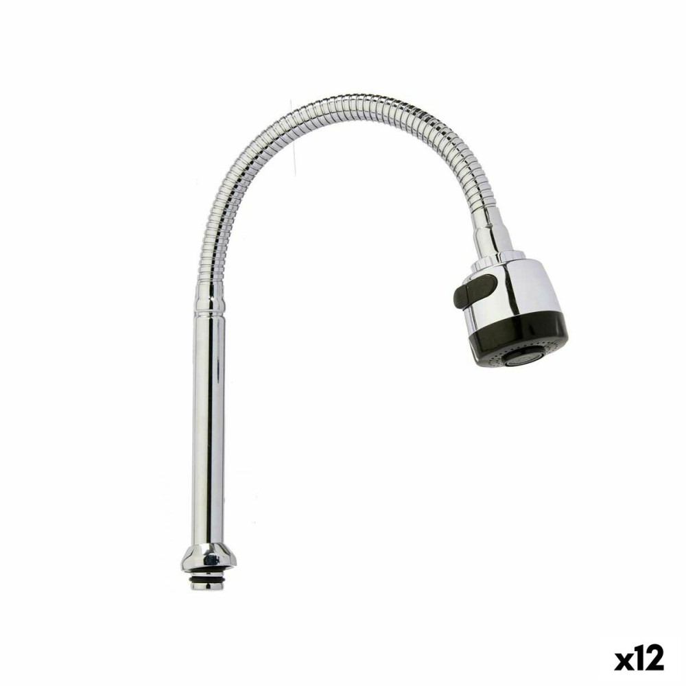Kitchen Tap Kinvara 179 179 Schwarz Silberfarben Gummi Metall Kunststoff Ausziehbar Multifunktion (12 Stück)