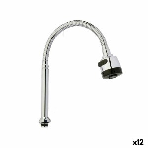 Kitchen Tap Kinvara 179 179 Schwarz Silberfarben Gummi Metall Kunststoff Ausziehbar Multifunktion (12 Stück)