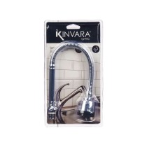 Kitchen Tap Kinvara 179 179 Black Silver Rubber Metal Plastic Extendable Multifunction (12 Units)