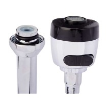 Kitchen Tap Kinvara 179 179 Schwarz Silberfarben Gummi Metall Kunststoff Ausziehbar Multifunktion (12 Stück)