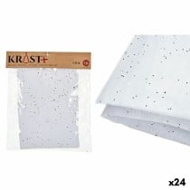 Accesoires pour crèche de Noël Krist+ 00359 00359 Blanc Polyester 50 x 0,01 x 50 cm Tapis (24 Unités)