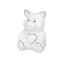 Paint Your Own Money Box Pincello 19282 19282 Ceramic Pig 9 x 11,8 x 8,5 cm 9 x 12,5 x 10 cm (12 Units)