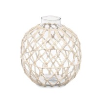 Decorative bauble Gift Decor 22805W 22805W White Transparent 21 x 23 cm 21 x 23 x 21 cm (4 Units)