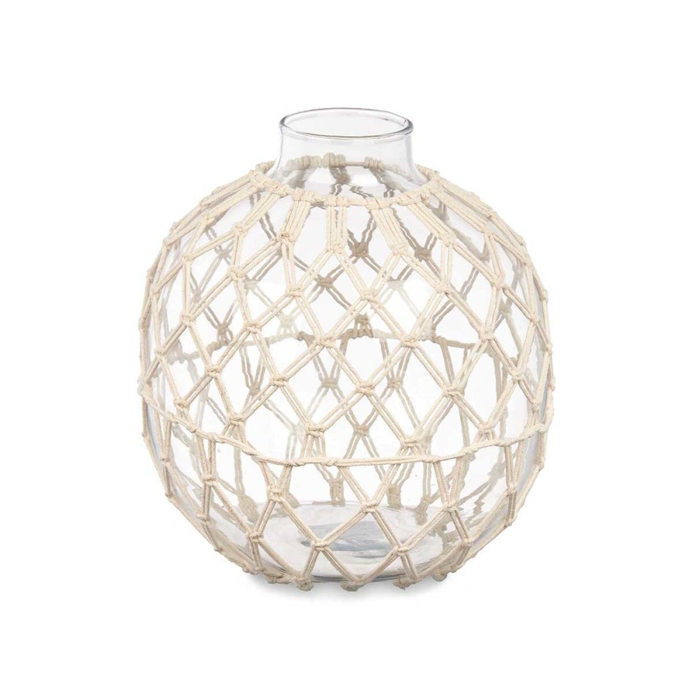 Decorative bauble Gift Decor 22805W 22805W White Transparent 21 x 23 cm 21 x 23 x 21 cm (4 Units)