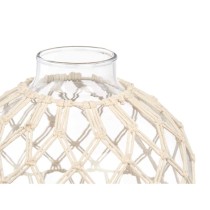 Decorative bauble Gift Decor 22805W 22805W White Transparent 21 x 23 cm 21 x 23 x 21 cm (4 Units)