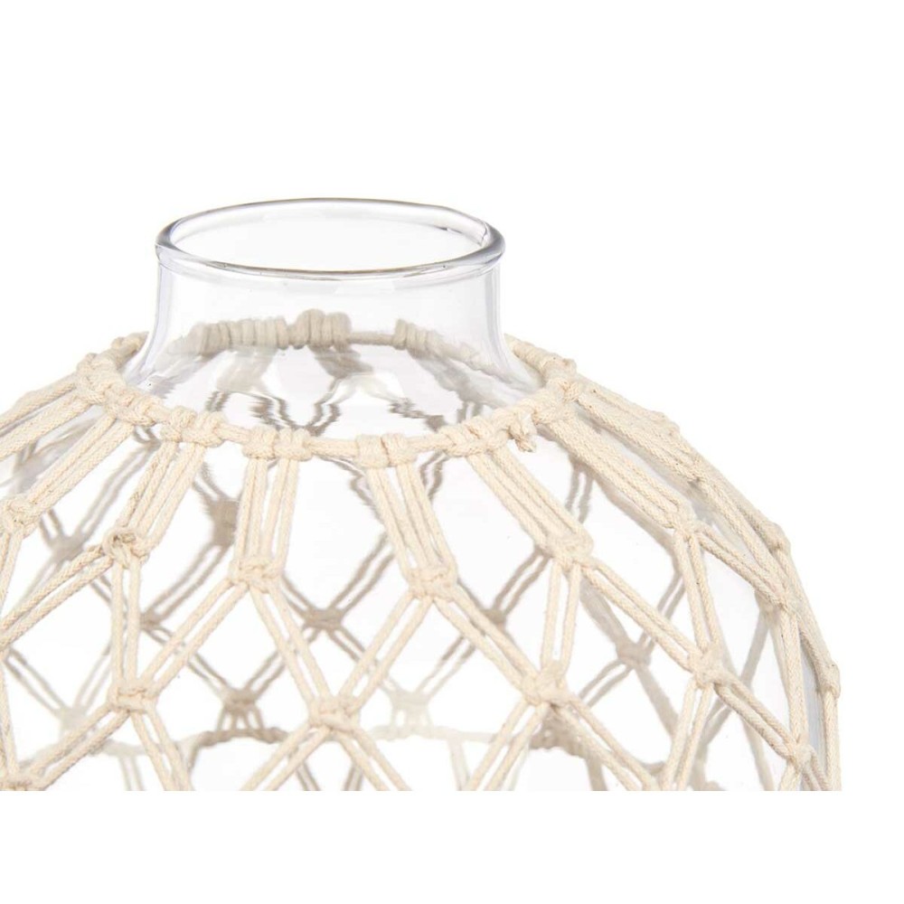 Boule Décorative Gift Decor 22805W 22805W Blanc Transparent 21 x 23 cm 21 x 23 x 21 cm (4 Unités)