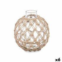 Decorative bauble Gift Decor 22804BR 22804BR Transparent Natural 18 x 20 x 18 cm 18 x 20 cm (6 Units)
