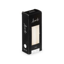 Ensemble de Bougies Acorde 123-B-AR 123-B-AR Crème 2 x 2 x 15 cm 6 x 15 x 4 cm (12 Unités)