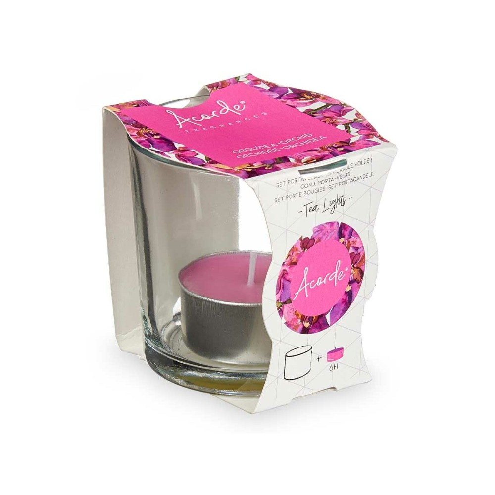 Duftkerze Acorde 1-D-AR Tealight Orchidee (12 Stück)