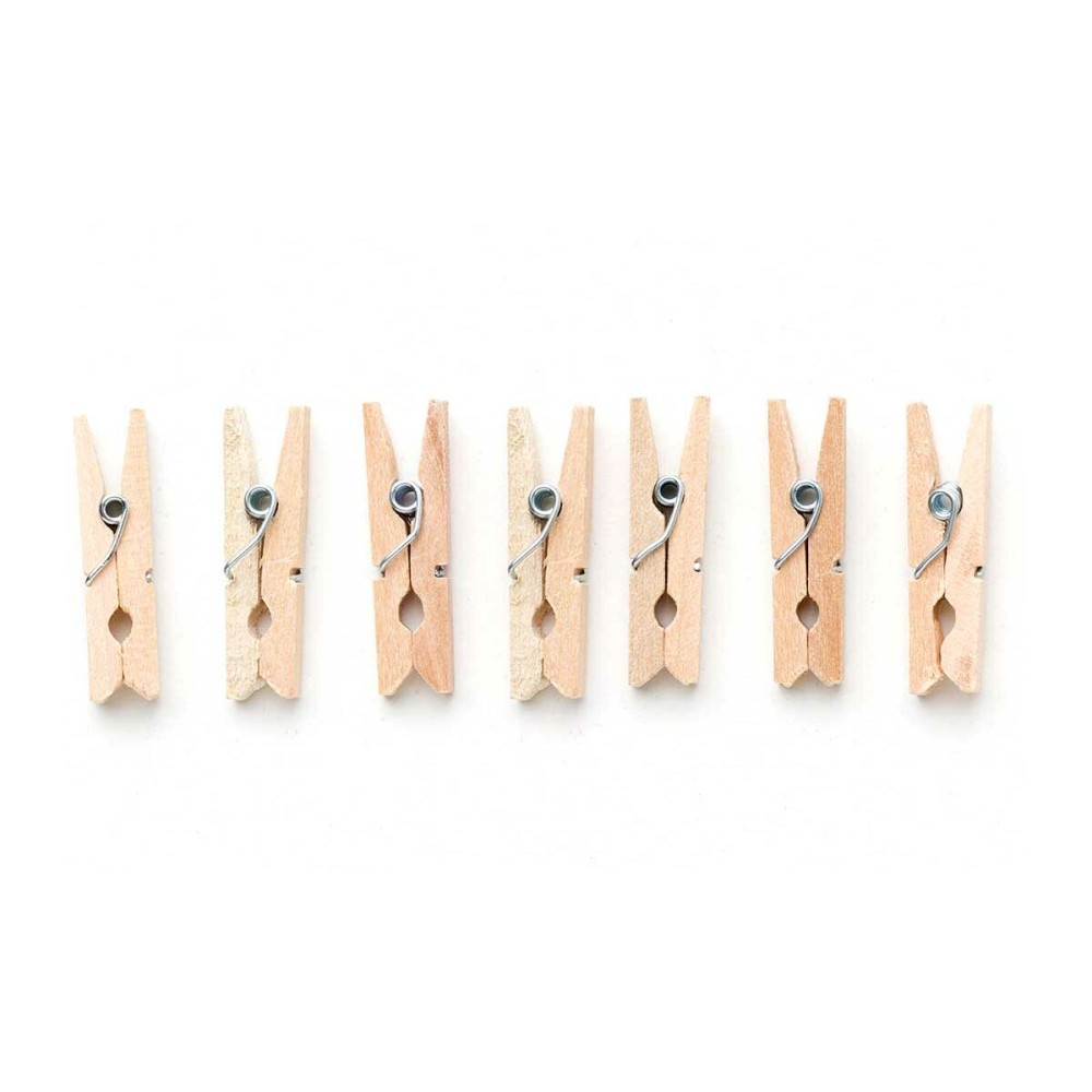 Clamps Pincello 399 399 Brown Wood Small (24 Units)