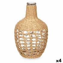 Dekorative Karaffe Gift Decor TS23938-B TS23938-B Braun Durchsichtig Holz Kristall 17 x 31 x 17 cm 20 x 31 x 20 cm 5,5 x 30 x 5,