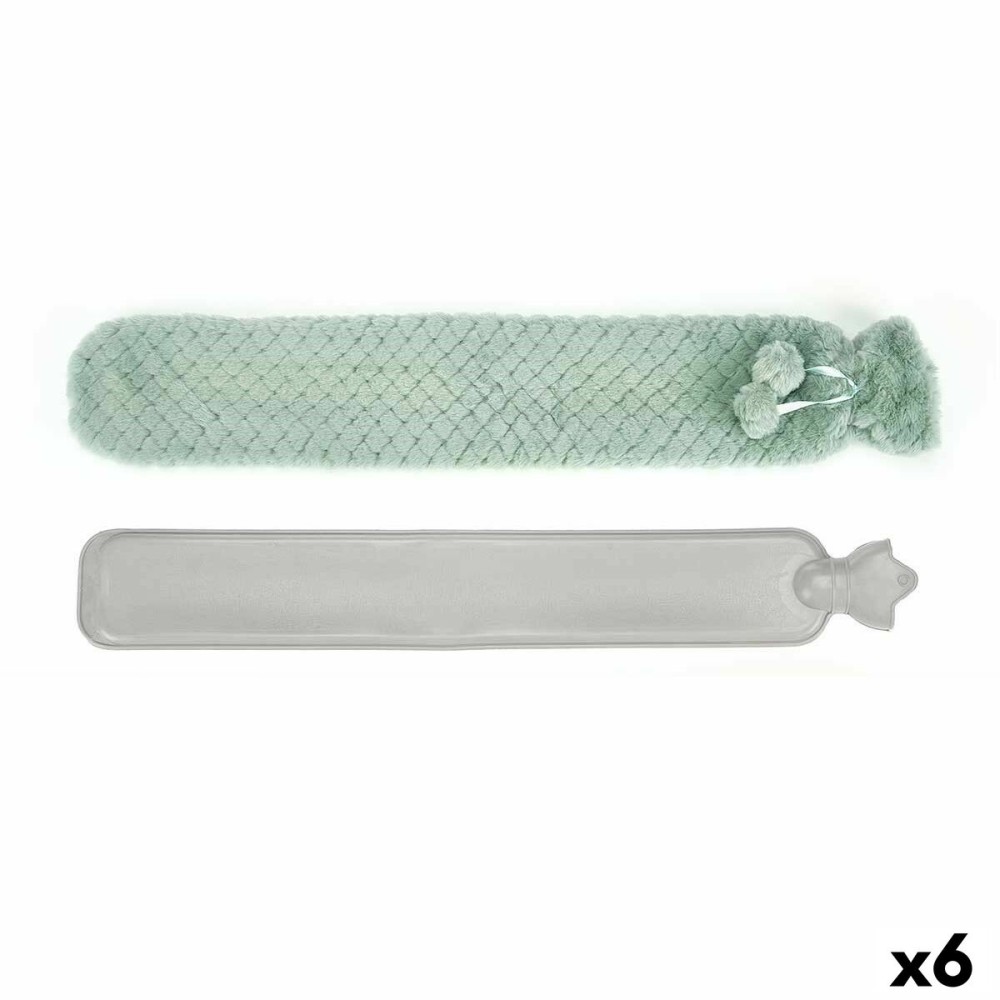 Hot Water Bottle Gift Decor ZY2000-LB-G ZY2000-LB-G Green Plastic 2 L (6 Units)