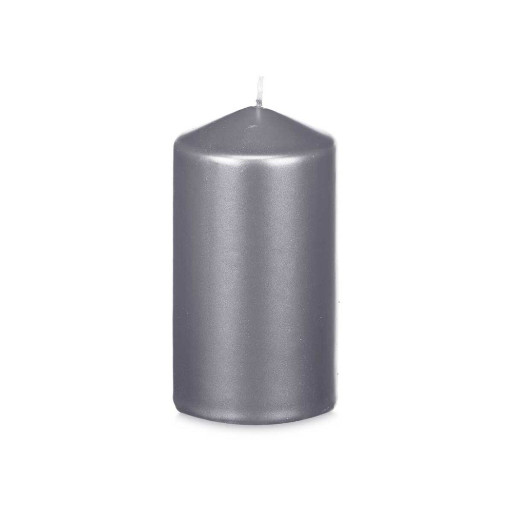 Kerze Acorde 92537 92537 Silberfarben 7 x 13 x 7 cm (24 Stück)