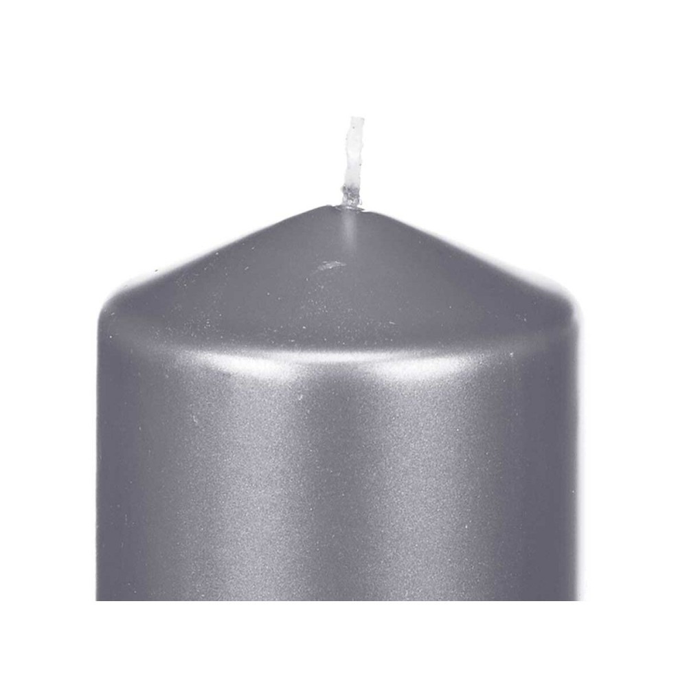 Kerze Acorde 92537 92537 Silberfarben 7 x 13 x 7 cm (24 Stück)