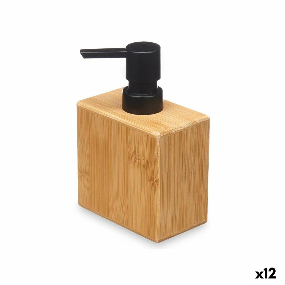 Seifenspender Berilo 15342 15342 Schwarz Bambus Kunststoff 9,7 x 15 x 5,8 cm (12 Stück)