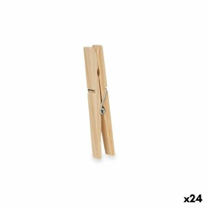 Wäscheklammern 290 290 Holz 13 x 24 x 3 cm 12 x 24 x 3 cm 1,2 x 9 x 9 cm Satz 24 Stücke (24 Stück)