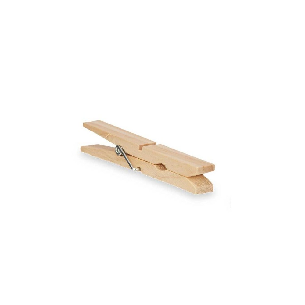 Clothes Pegs 291 291 Wood 13 x 24 x 3 cm 1,2 x 9,8 x 9,8 cm 13 x 25 x 3 cm Set 24 Pieces (24 Units)