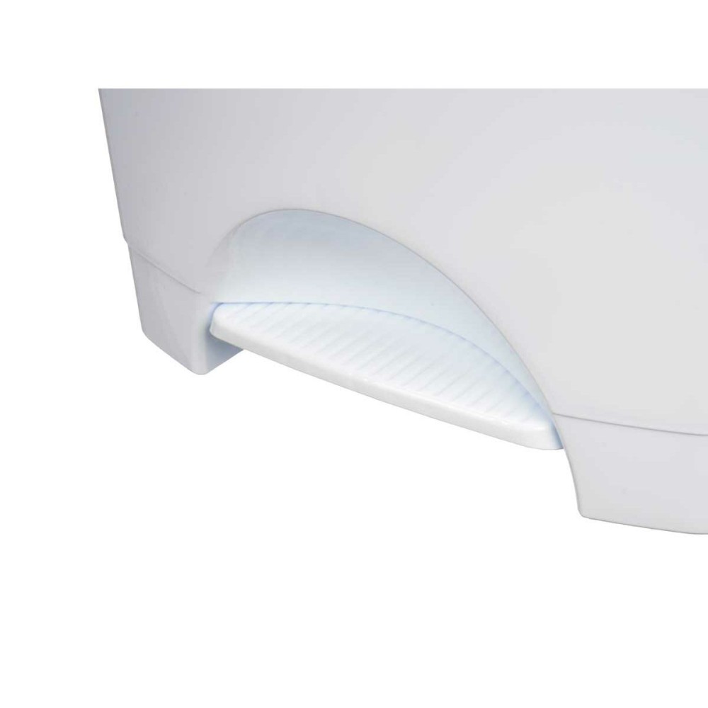 Papierkorb mit Pedal 6238-W 6238-W Weiß Kunststoff 30 L (4 Stück)