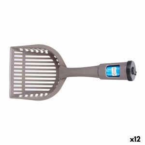 Dustpan Mascow 324 324 Anthracite Plastic 28 x 7 x 12,5 cm Pets Bag Dispenser (12 Units)