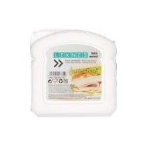 Brotdose für Sandwiches Leknes 47034E 47034E Durchsichtig Polypropylen Kunststoff 410 ml (24 Stück)