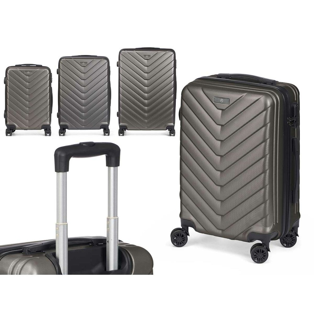 Jeu de valises HT-025D-3 HT-025D-3 Gris foncé 3 Pièces