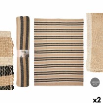Teppich Gift Decor NO.06 NO.06 Weiß Braun Schwarz 180 x 240 cm 92 x 16 x 20 cm (2 Stück)
