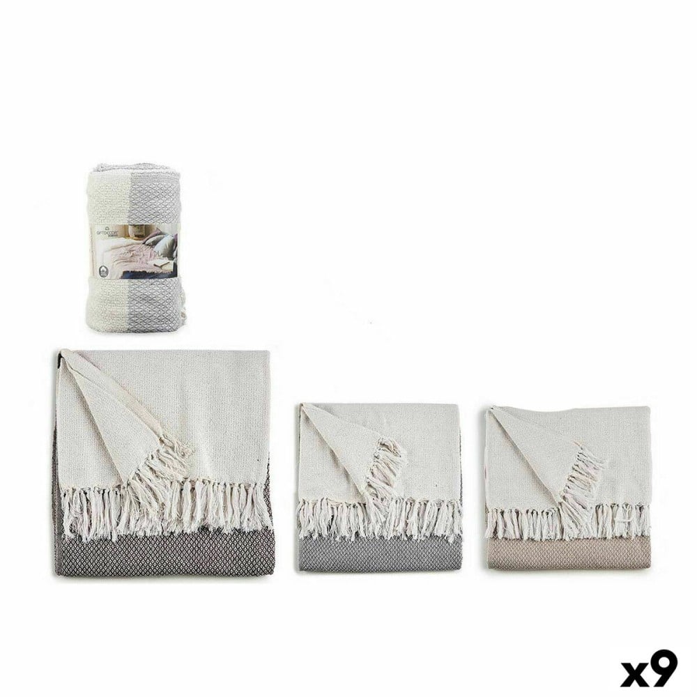 Sofabezug Gift Decor ITEM NO.28 PLAIDS ITEM NO.28 PLAIDS Braun Grau natürlich 180 x 240 cm 16 x 32 x 16 cm 16 x 13 x 40 cm 16 x 