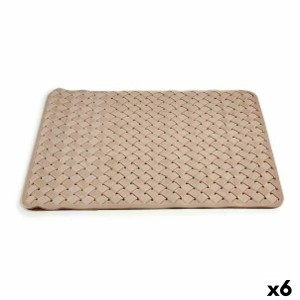 Badematte Berilo AR1910106 AR1910106 Beige PVC 0,03 x 50 x 50 cm (6 Stück)