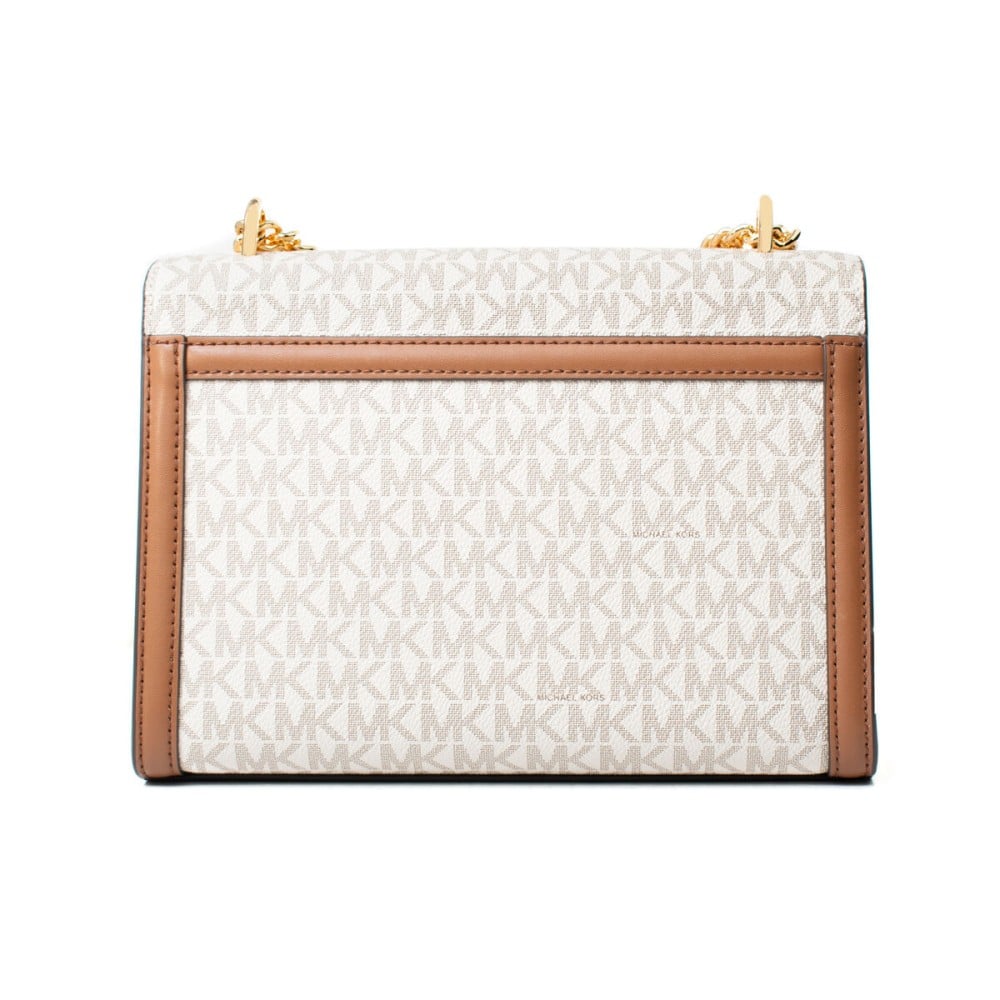 Sac à Bandoulière Michael Kors Whitney Beige 24 x 18 x 8 cm