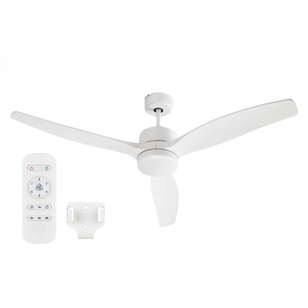 Deckenventilator mit Lampe Argon W-FC5288-3C1L WH W-FC5288-3C1L WH Weiß 40 W Ø 132 cm