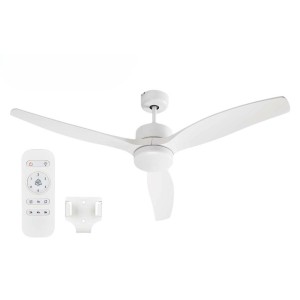 Deckenventilator mit Lampe Argon W-FC5288-3C1L WH W-FC5288-3C1L WH Weiß 40 W Ø 132 cm