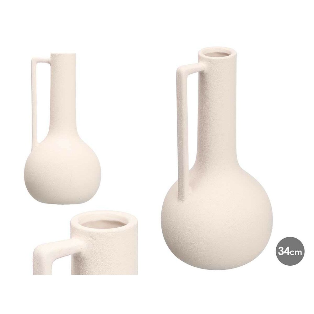 Vase Gift Decor 20084-W 20084-W White Ceramic 18 x 34,5 x 18 cm