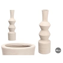 Vase Gift Decor 20028-WH 20028-WH Blanc Céramique Géométrique 15 x 60 x 15 cm