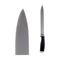 Küchenmesser Kinvara KT11-5603-03 Schwarz Silberfarben Edelstahl Kunststoff 3,5 x 33 x 2 cm (12 Stück)