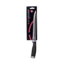 Küchenmesser Kinvara KT11-5603-03 Schwarz Silberfarben Edelstahl Kunststoff 3,5 x 33 x 2 cm (12 Stück)