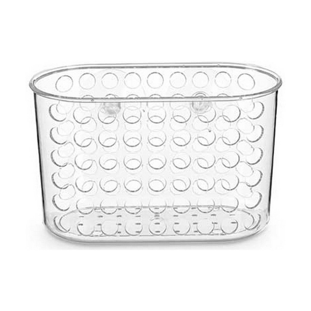 Support Organisateur pour Baignoire Berilo 54160 Transparent PVC Plastique 19,3 x 12 x 9 cm (12 Unités)