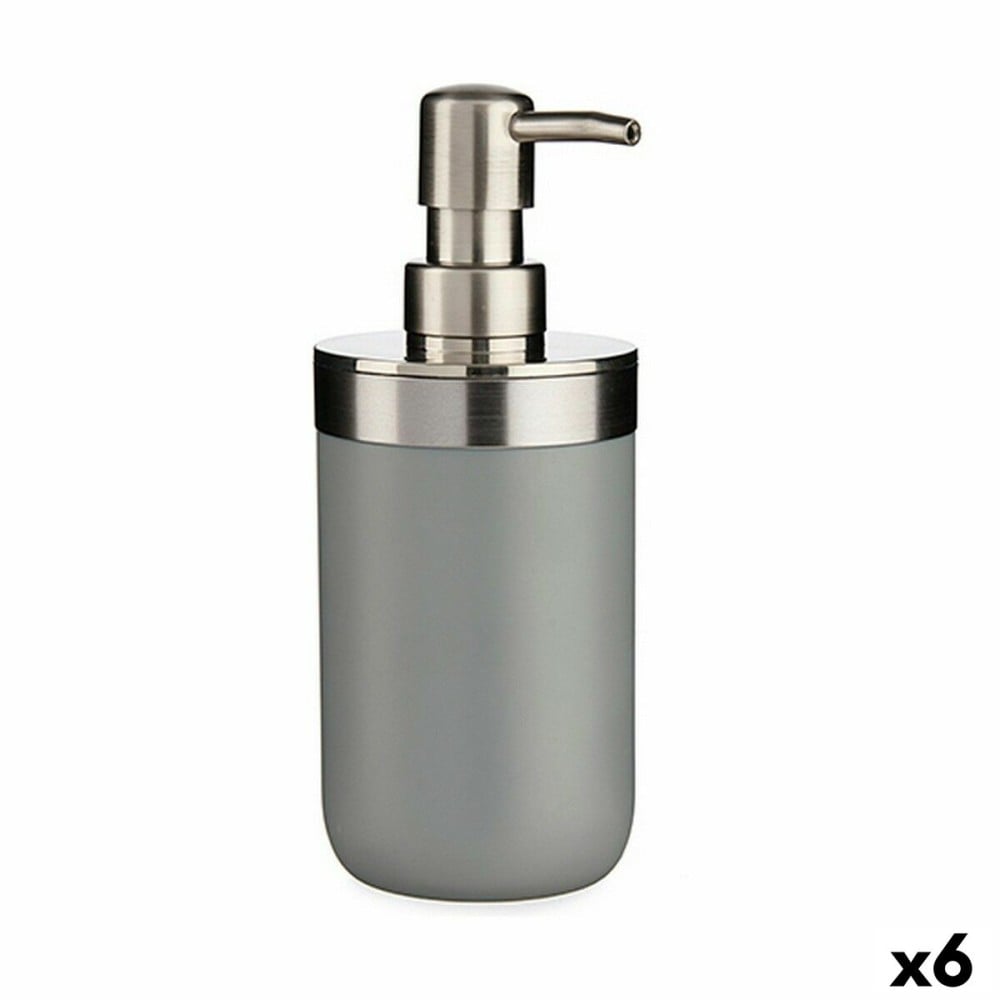 Seifenspender Berilo BP15-001-3 BP15-001-3 Grau Kunststoff 350 ml 8 x 17 x 9 cm (6 Stück)