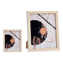 Fotorahmen Gift Decor WPC1920MG-4-WH WPC1920MG-4-WH Weiß Braun Holz Glas Polypropylen Kunststoff