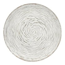 Side table Spirals 40 x 39 x 40 cm Wood Brown White