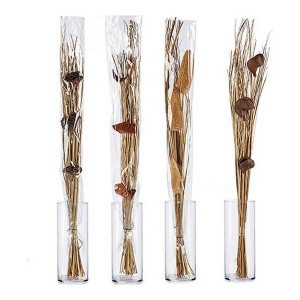 Sträuße Gift Decor 77189 natürlich Holz Naturfaser 12 x 96 x 10 cm