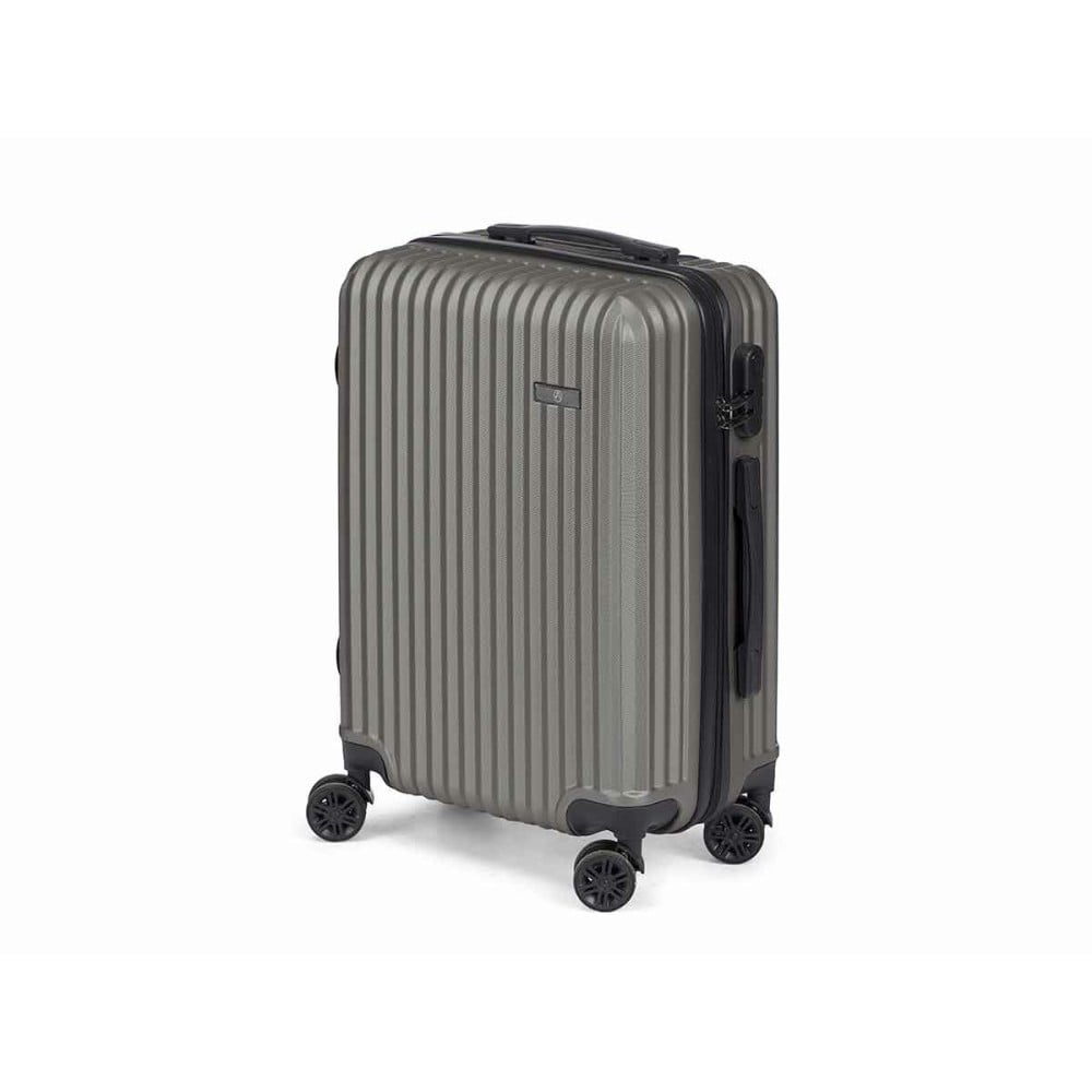 Valise cabine HT-017-D HT-017-D Gris foncé 55 x 35 x 20 cm Rayures