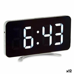 Digitale Desktop-Uhr Gift Decor BSMXHX-8201-2 BSMXHX-8201-2 Weiß (12 Stück)