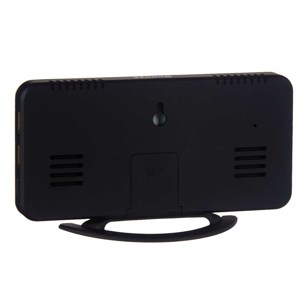 Digitale Desktop-Uhr Gift Decor BSMXHX-8201-1 BSMXHX-8201-1 Schwarz (12 Stück)