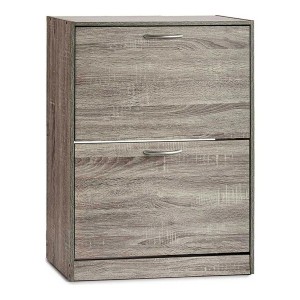 Schuhschrank Gift Decor JWFU-3195-1 JWFU-3195-1 Grau Spanplatte 24 x 80 x 60 cm 60 x 80 x 24 cm