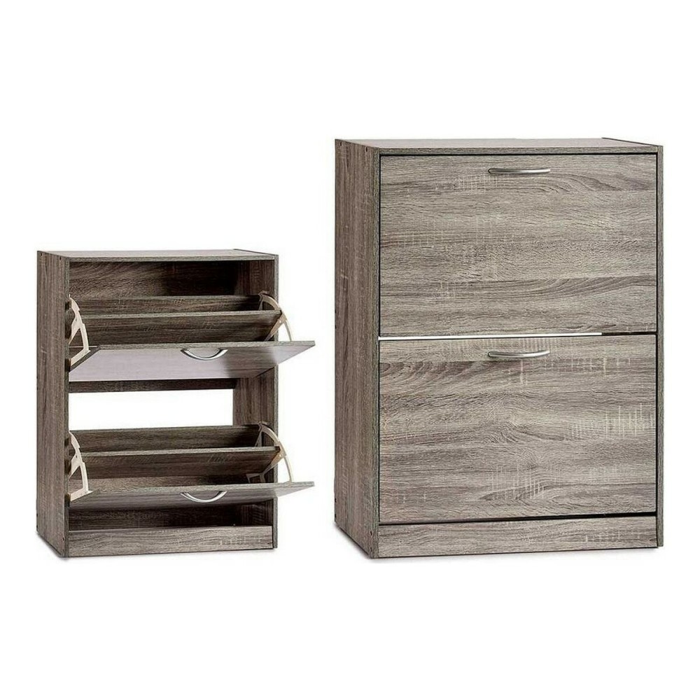 Schuhschrank Gift Decor JWFU-3195-1 JWFU-3195-1 Grau Spanplatte 24 x 80 x 60 cm 60 x 80 x 24 cm
