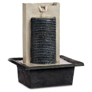 Springvand Gift Decor 31F 31F Schwarz Grau Harz Kunststoff