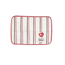 Place mat Kinvara 9999 Bon Apetit White Red