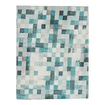 Tischdecke Kinvara CUADROS-A CUADROS-A Blau türkis Abdeckung